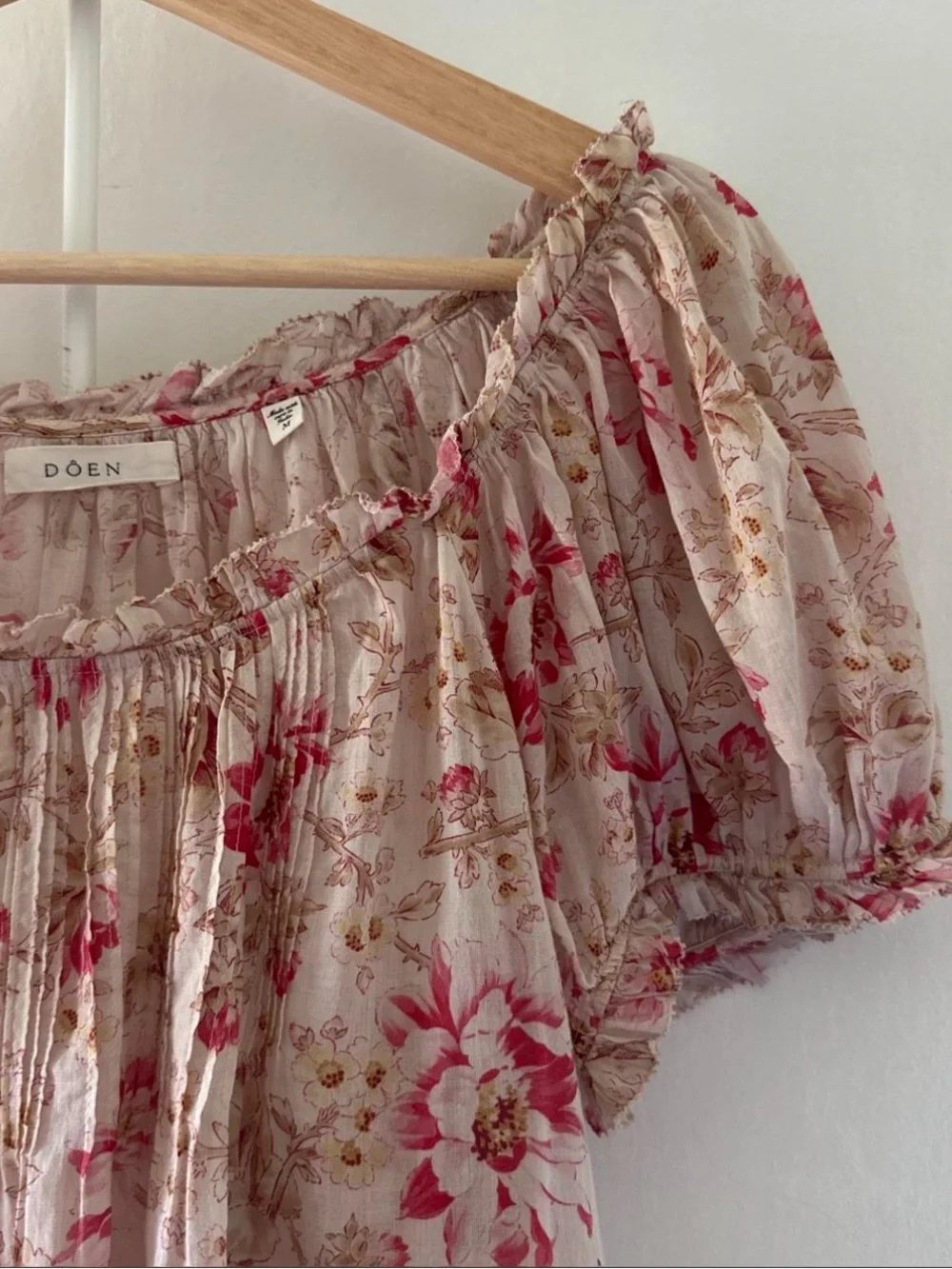 Doen Federica Blouse in Fleurs de Provence